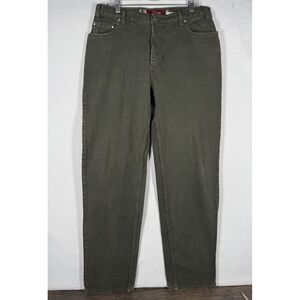 VTG Levi's SilverTab Loose Fit Green Denim Jeans Men's 36x34 Made in USA 1996